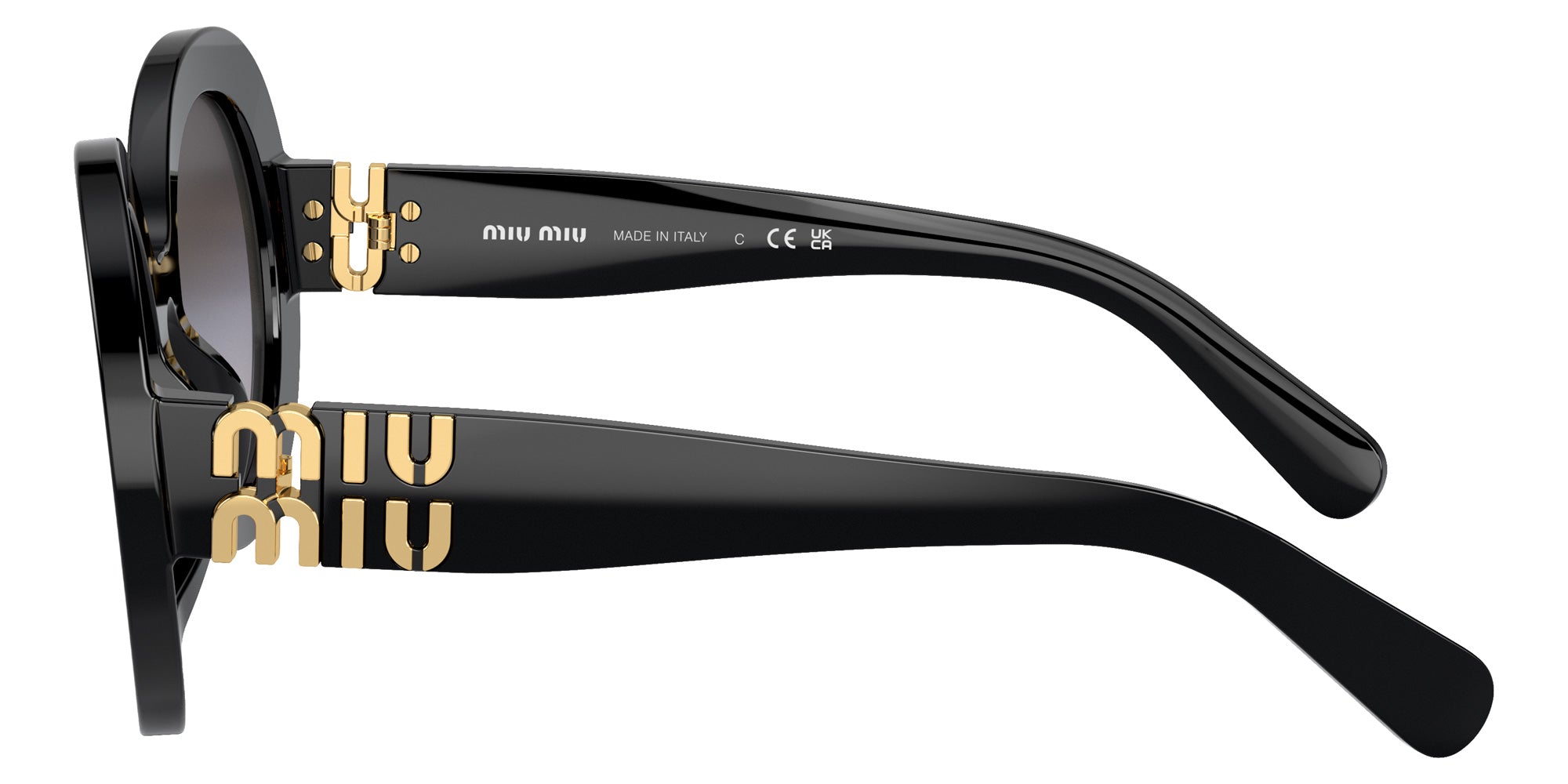 Miu Miu MU 11YS 1AB5D1 55 - Black / Gray Gradient #id:mu11ys1ab5d1_s:100110