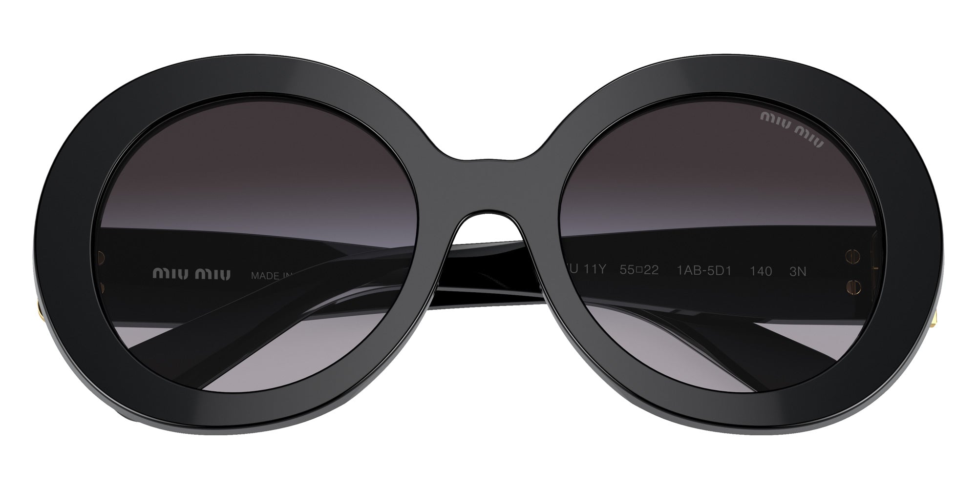 Miu Miu MU 11YS 1AB5D1 55 - Black / Gray Gradient #id:mu11ys1ab5d1_s:100120