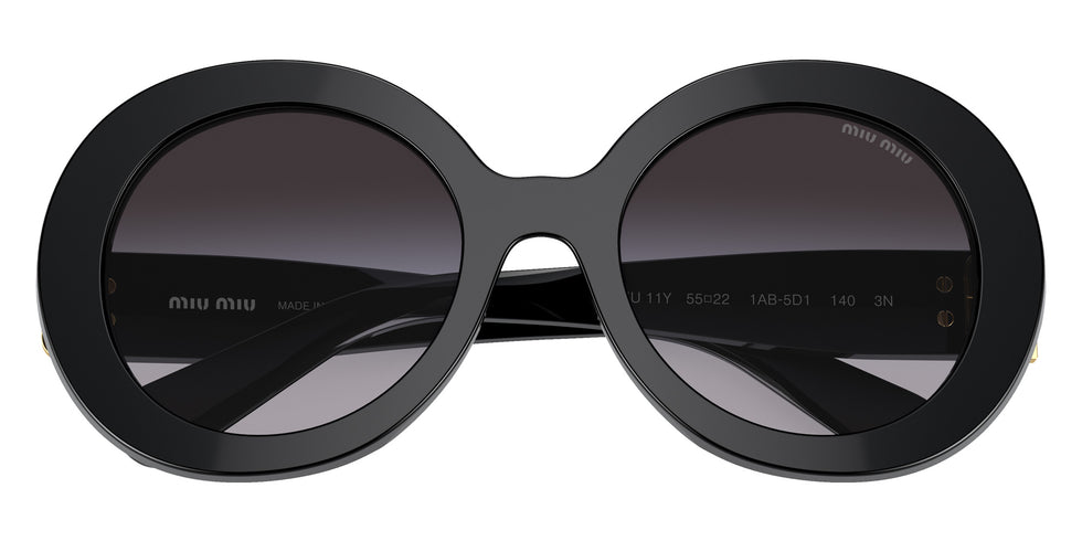 Miu Miu MU 11YS 1AB5D1 55 - Black / Gray Gradient #id:mu11ys1ab5d1_s:100120