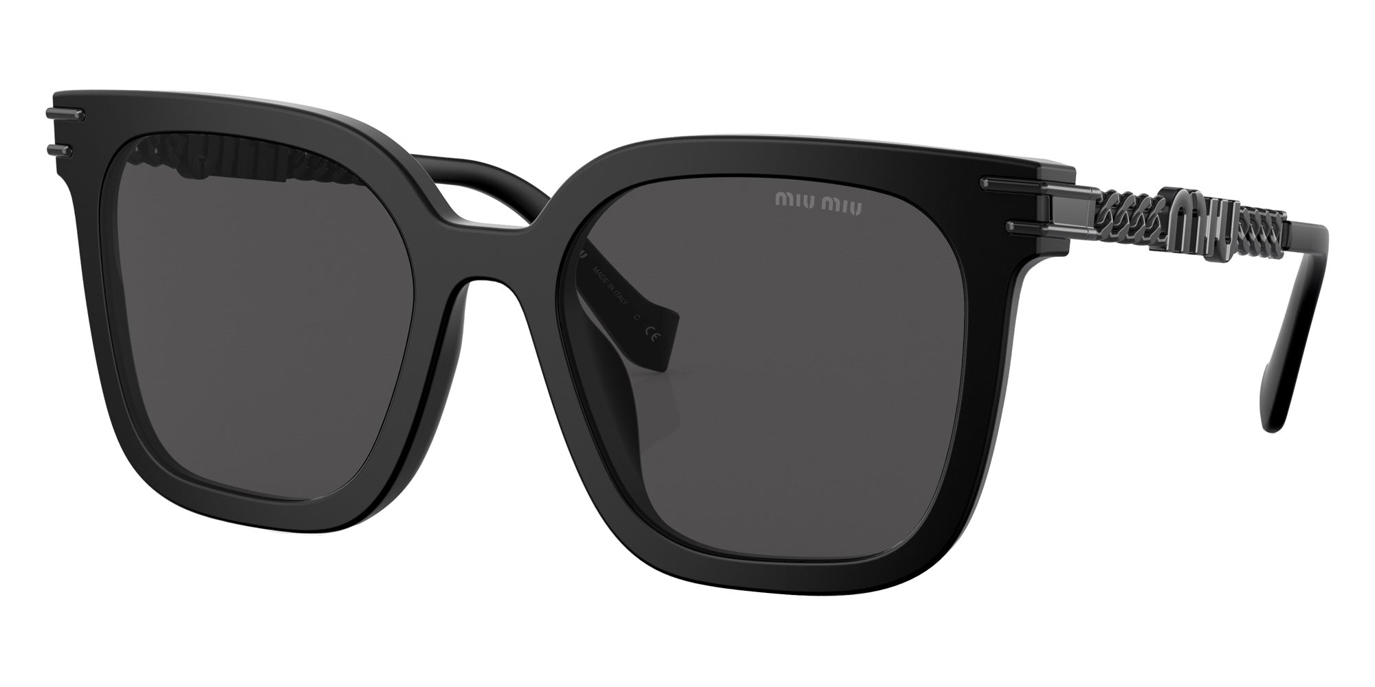 Miu Miu MU 13WS 1BO5S0 55 - Matte Black / Dark Gray #id:mu13ws1bo5s0_s:100105