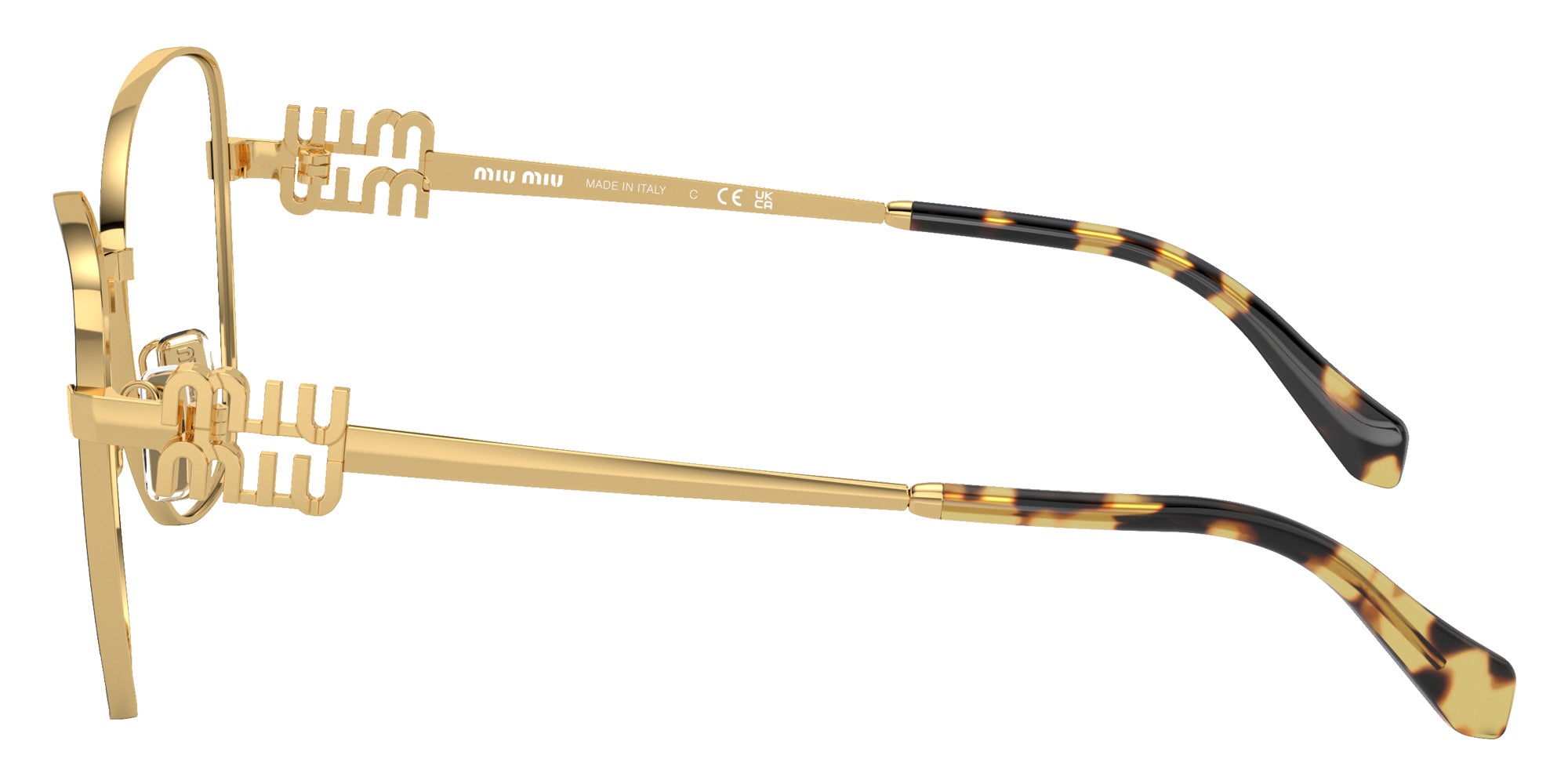 Miu Miu MU 50XV KUI1O1 56 - Black/Gold #id:mu50xvkui1o1_s:102110