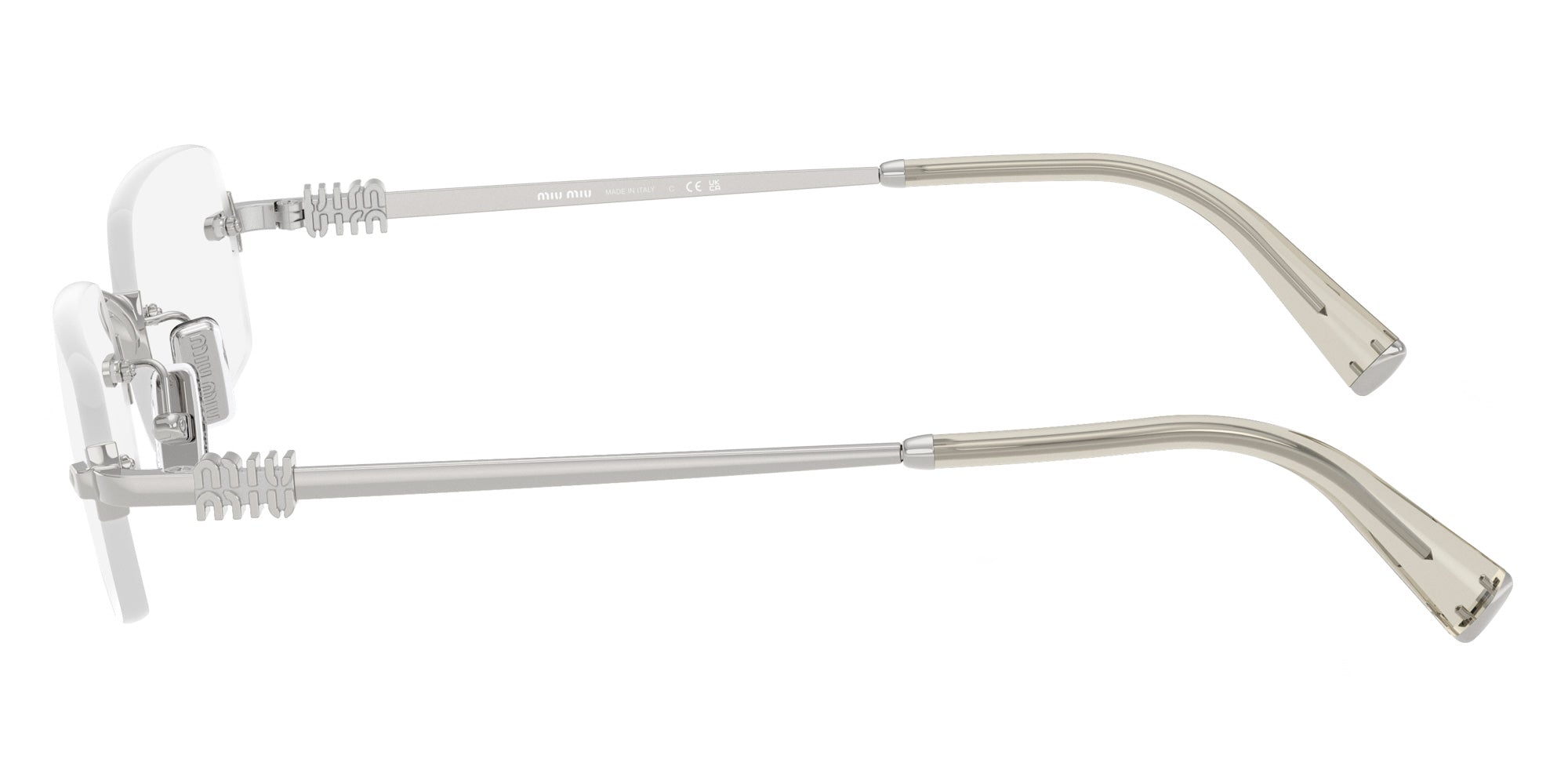 Miu Miu MU 50YV 1BC1O1 50 - Silver #id:mu50yv1bc1o1_s:100110