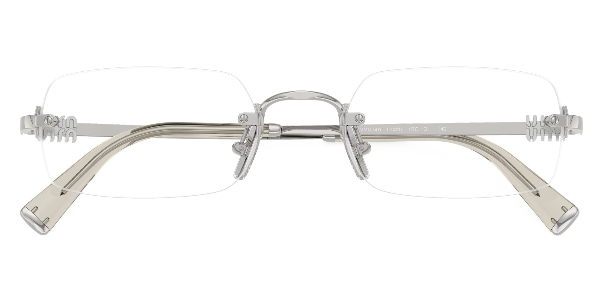 Miu Miu MU 50YV 1BC1O1 50 - Silver #id:mu50yv1bc1o1_s:100120