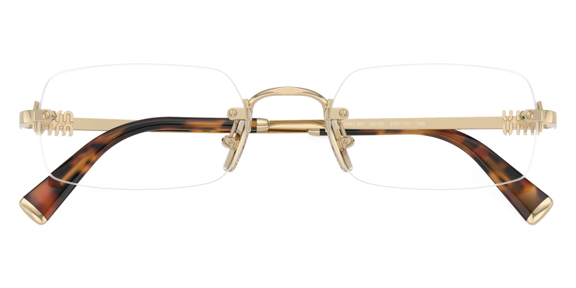 Miu Miu MU 50YV ZVN1O1 50 - Pale Gold #id:mu50yvzvn1o1_s:112120