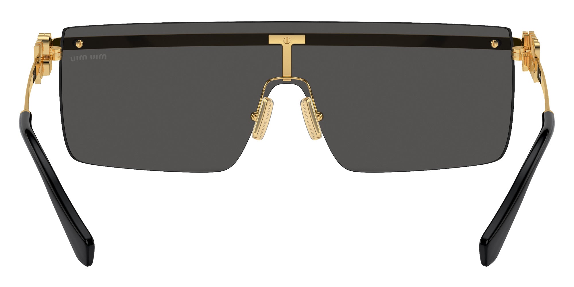 Miu Miu MU 50ZS 5AK5S0 142 - Gold / Dark Gray #id:mu50zs5ak5s0_s:100115