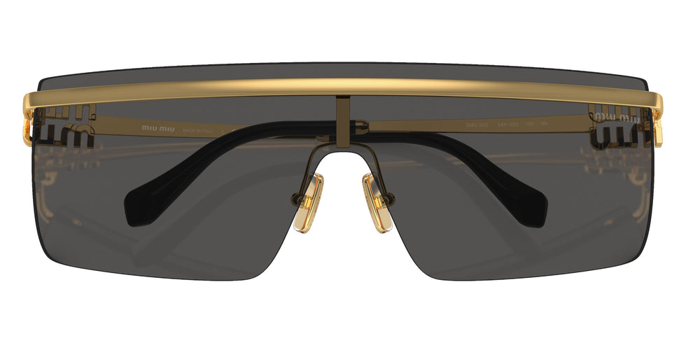 Miu Miu MU 50ZS 5AK5S0 142 - Gold / Dark Gray #id:mu50zs5ak5s0_s:100120