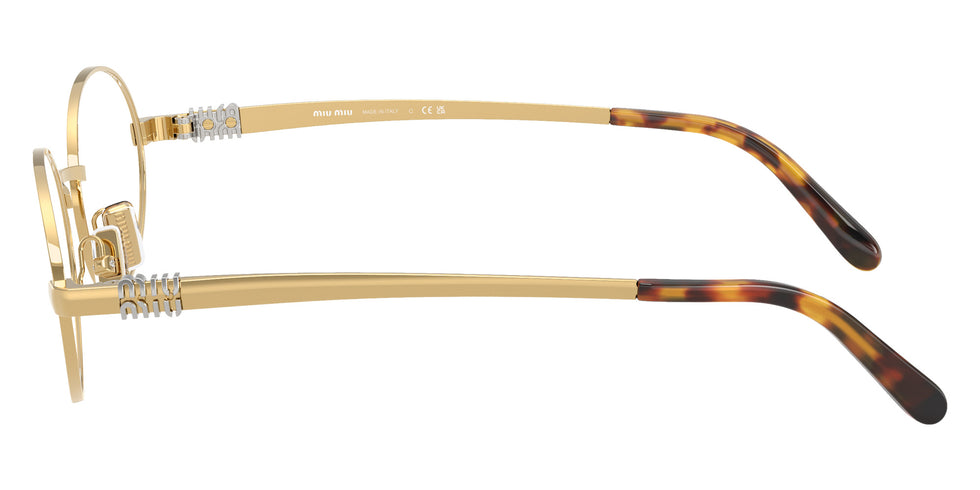 Miu Miu MU 50ZV 5AK1O1 50 - Gold #id:mu50zv5ak1o1_s:108110