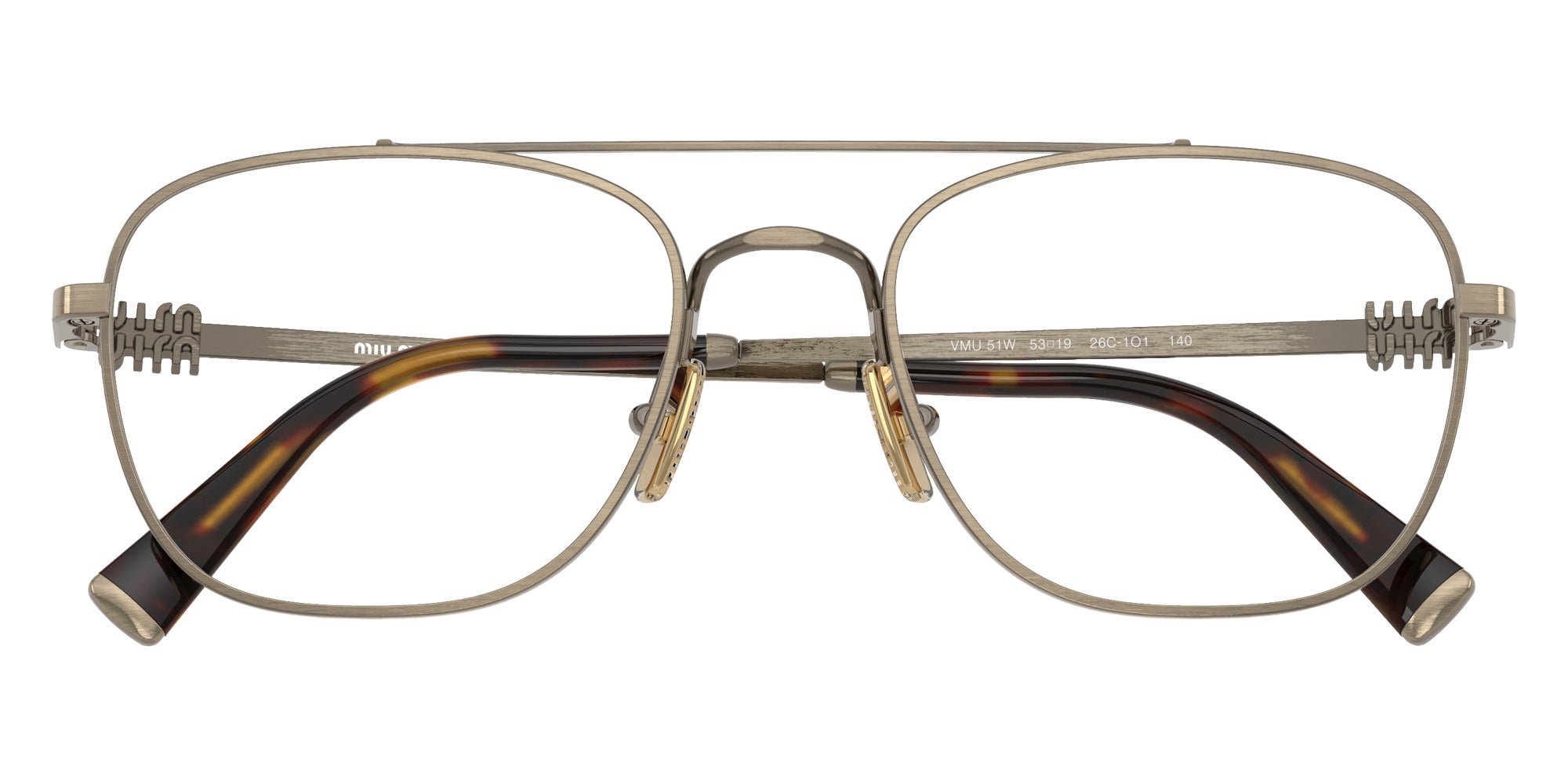 Miu Miu MU 51WV 26C1O1 51 - Old Gold #id:mu51wv26c1o1_s:100120