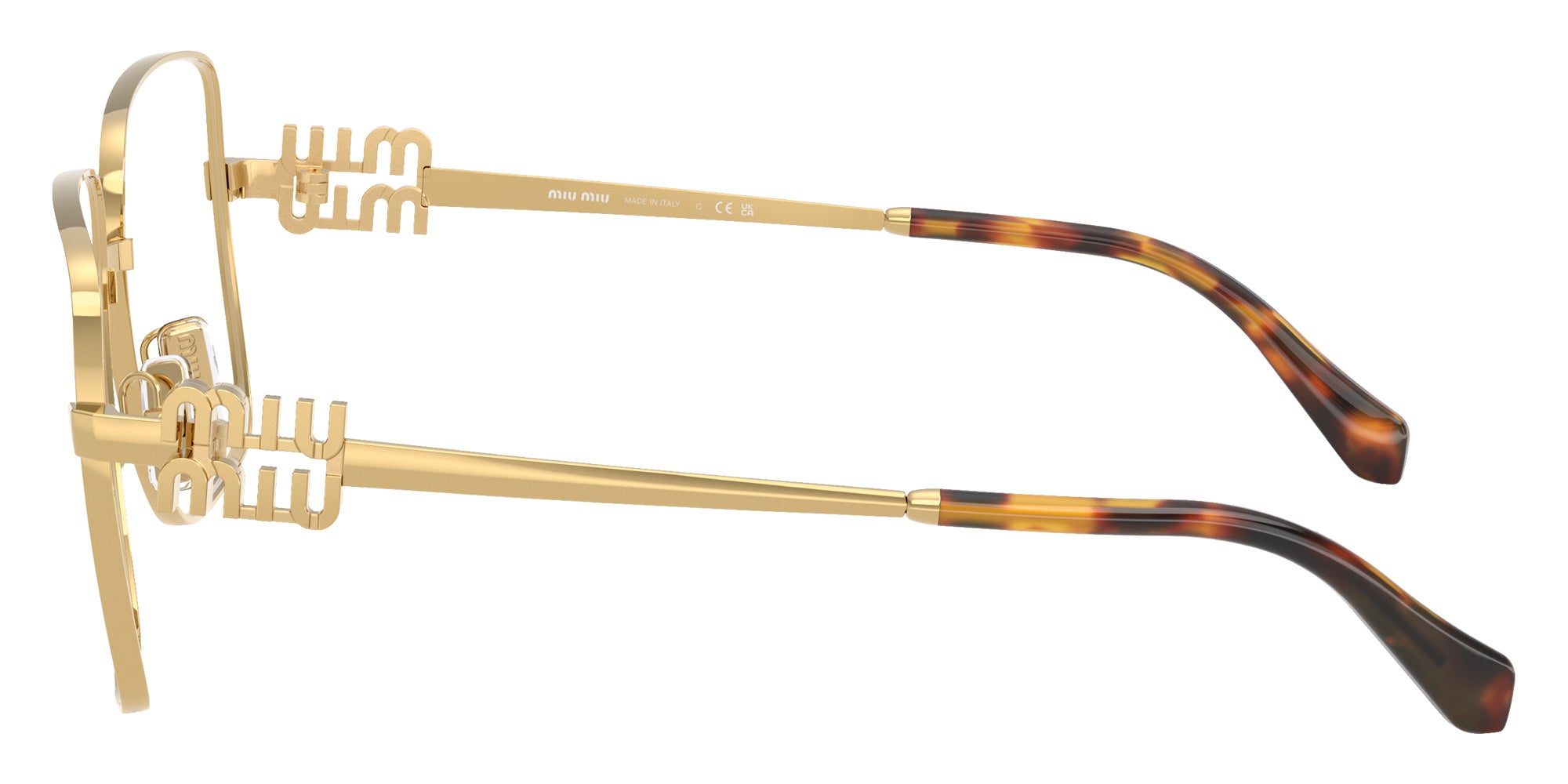 Miu Miu MU 51XV 5AK1O1 54 - Gold #id:mu51xv5ak1o1_s:102110