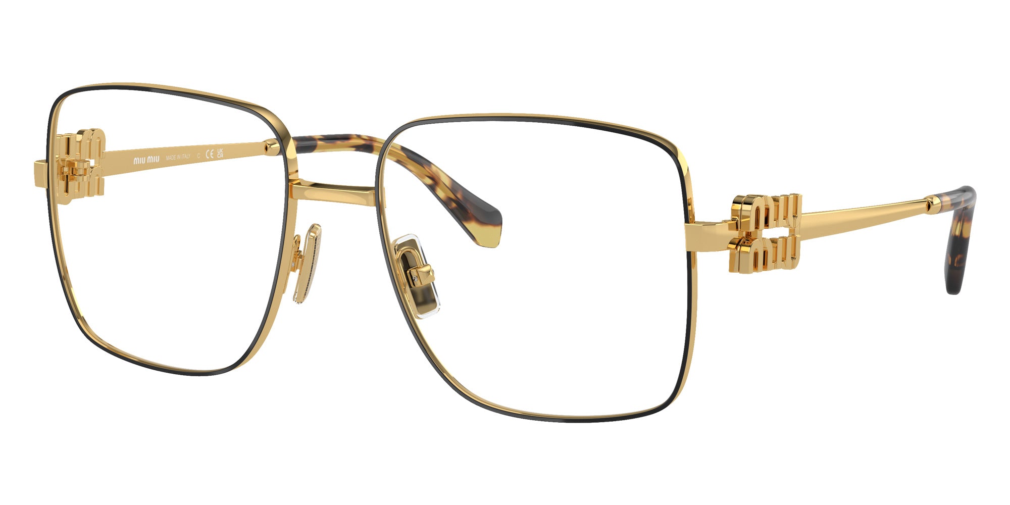 Miu Miu MU 51XV KUI1O1 54 - Black/Gold #id:mu51xvkui1o1_s:104105