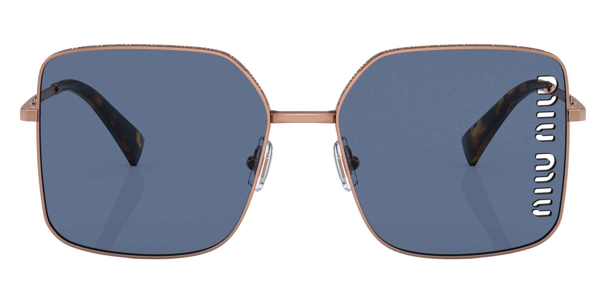 Miu Miu MU 51YS ZVF1V1 60 - Rose Gold / Dark Blue #id:mu51yszvf1v1_s:100100