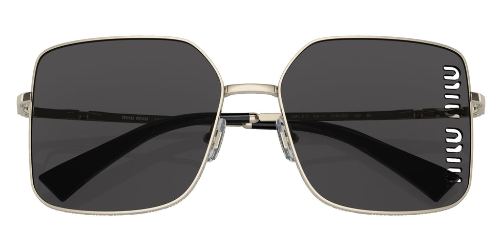 Miu Miu MU 51YS ZVN5S0 60 - Pale Gold / Dark Gray #id:mu51yszvn5s0_s:100120