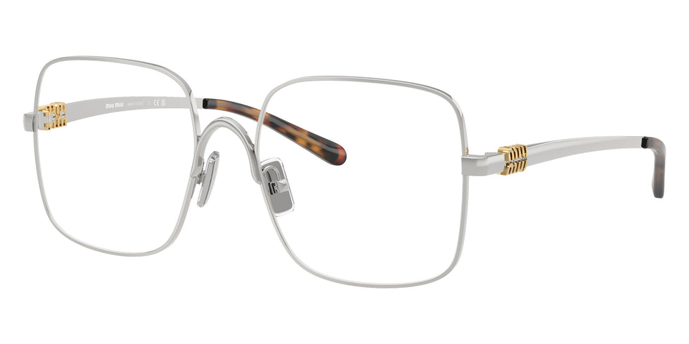 Miu Miu MU 51YV 1BC1O1 53 - Silver #id:mu51yv1bc1o1_s:100105