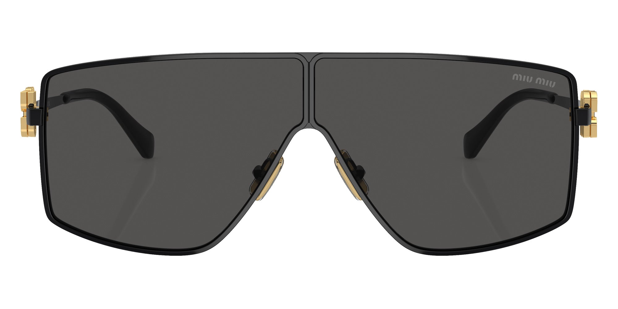 Miu Miu MU 51ZS 1AB5S0 69 - Black / Dark Gray #id:mu51zs1ab5s0_s:100100