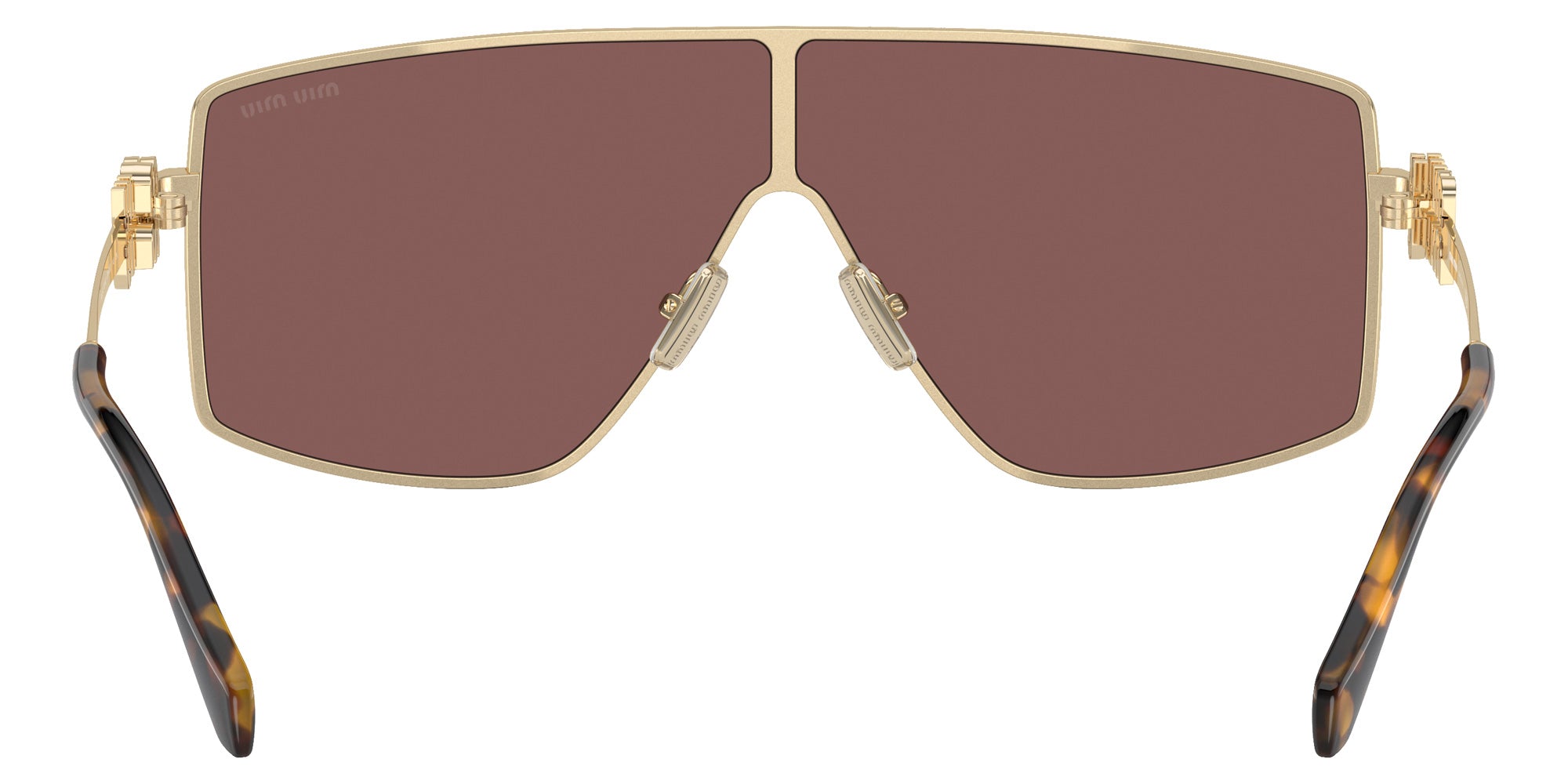 Miu Miu MU 51ZS ZVN70D 69 - Pale Gold / Brown Mirrored Silver Internal Violet #id:mu51zszvn70d_s:102115