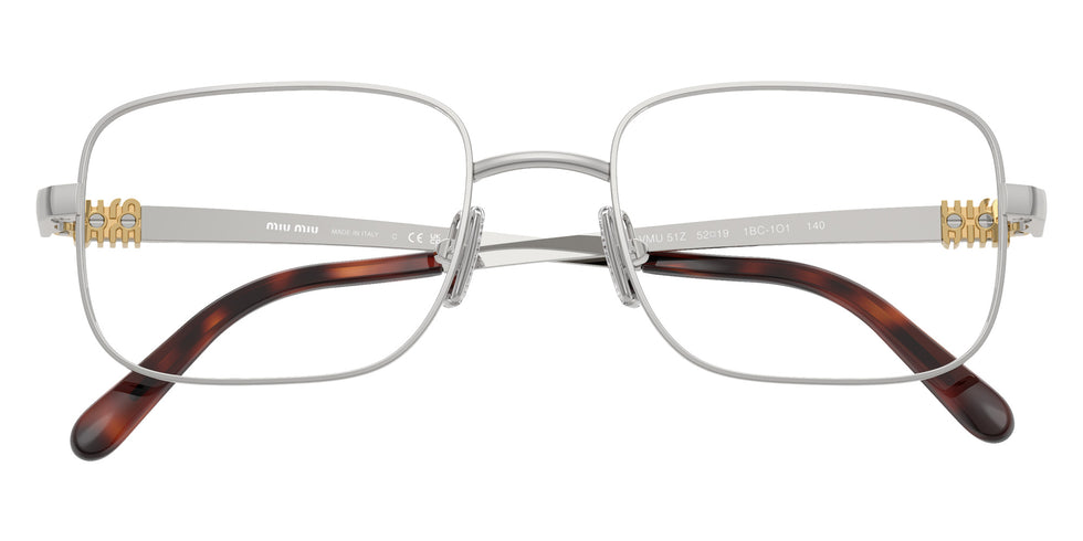 Miu Miu MU 51ZV 1BC1O1 50 - Silver #id:mu51zv1bc1o1_s:100120