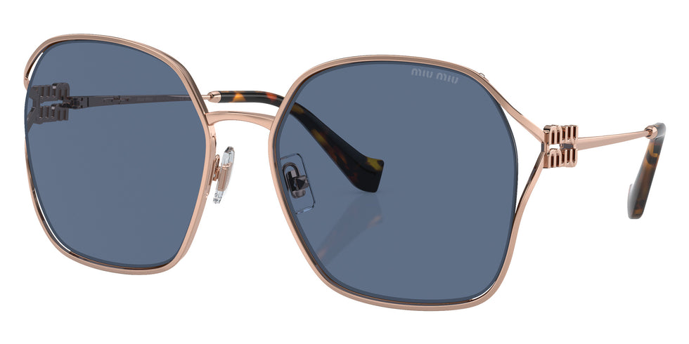 Miu Miu MU 52WS ZVF1V1 60 - Rose Gold / Dark Blue #id:mu52wszvf1v1_s:100105