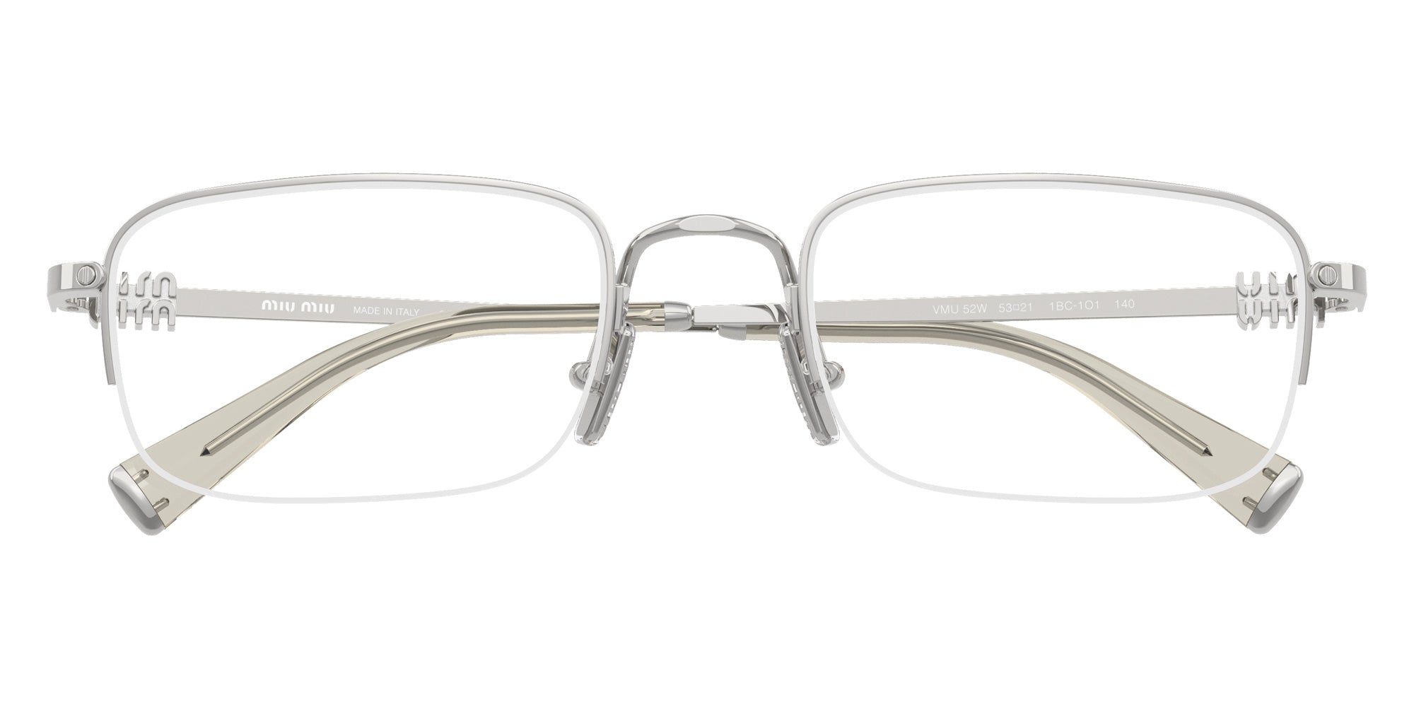 Miu Miu MU 52WV 1BC1O1 51 - Silver #id:mu52wv1bc1o1_s:100120