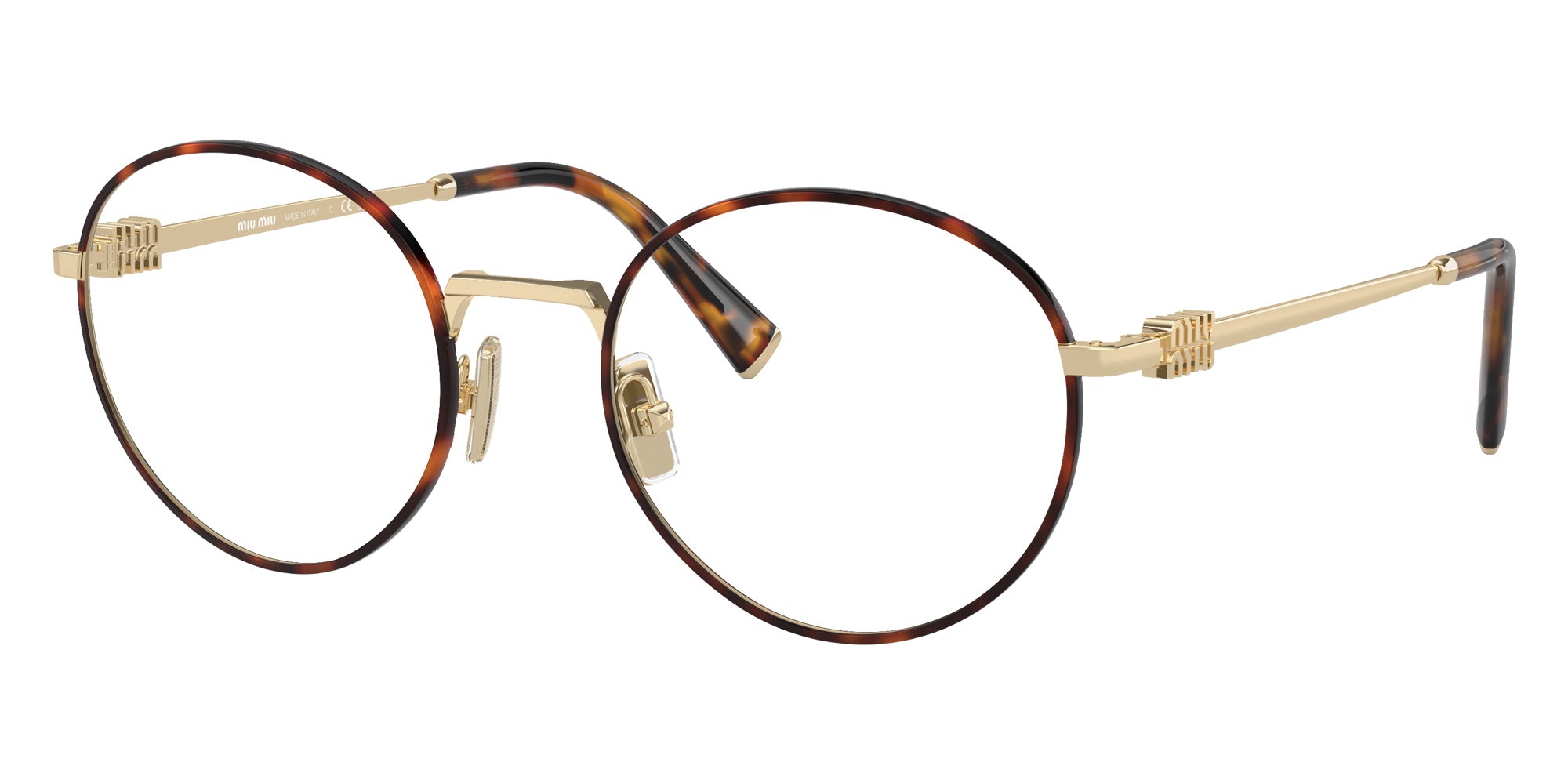 Miu Miu MU 52XV 15U1O1 50 - Havana/Pale Gold #id:mu52xv15u1o1_s:100105