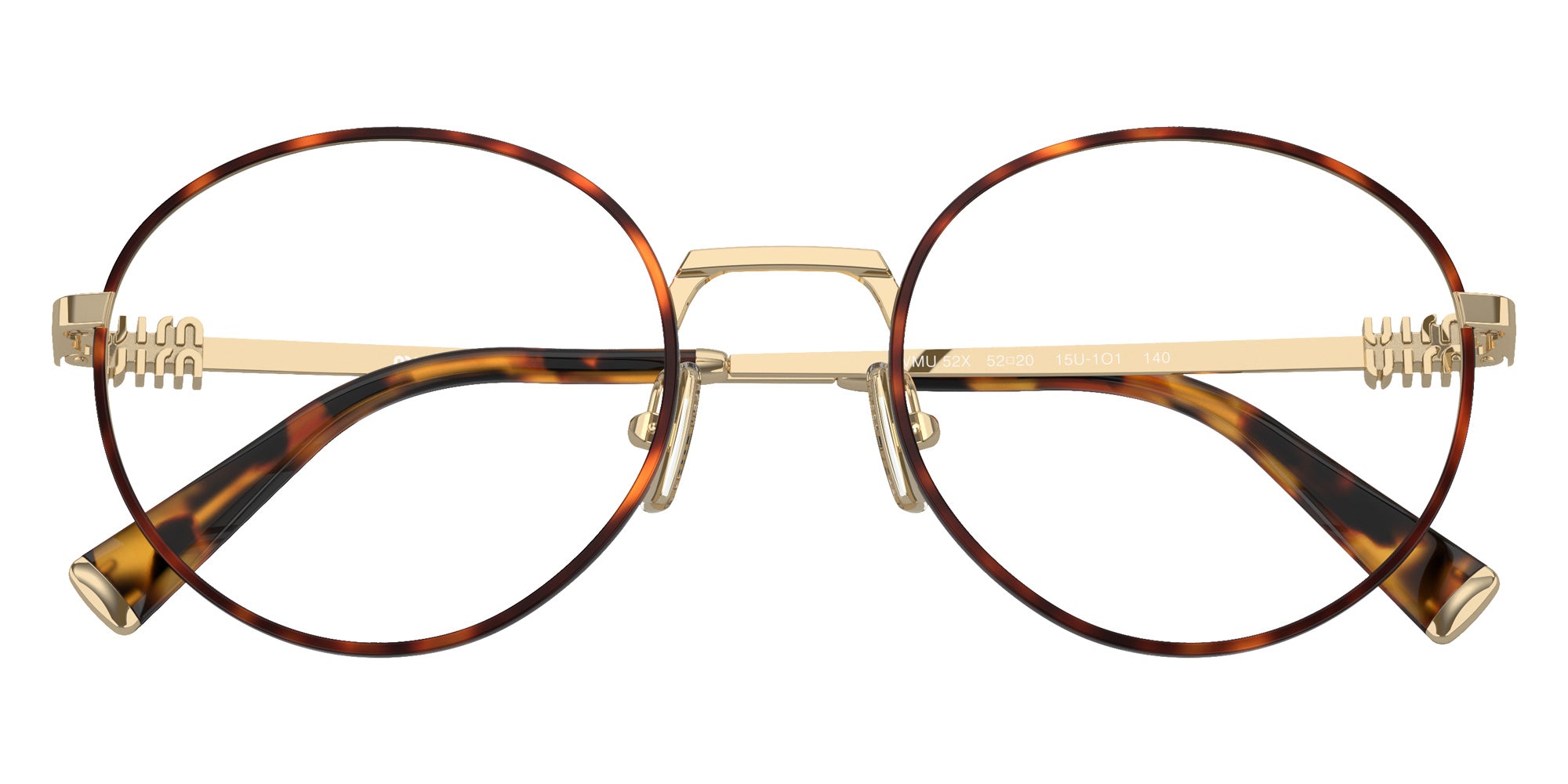 Miu Miu MU 52XV 15U1O1 50 - Havana/Pale Gold #id:mu52xv15u1o1_s:100120
