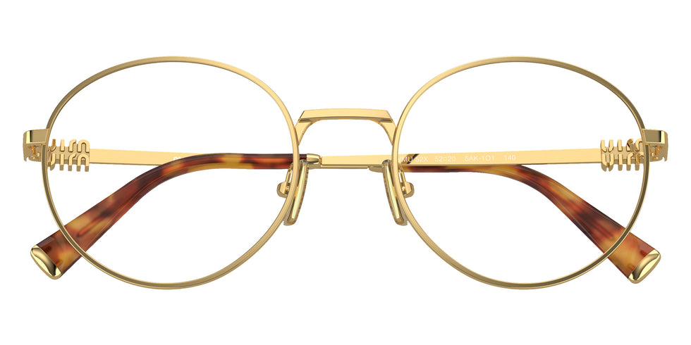 Miu Miu MU 52XV 5AK1O1 50 - Gold #id:mu52xv5ak1o1_s:100120