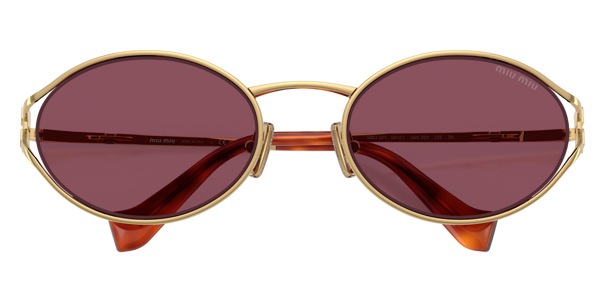 Miu Miu MU 52YS 5AK20Y 54 - Gold #id:mu52ys5ak20y_s:100120