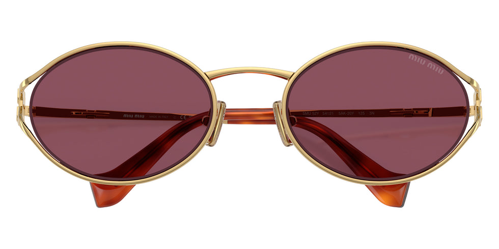 Miu Miu MU 52YS 5AK20Y 54 - Gold #id:mu52ys5ak20y_s:100120