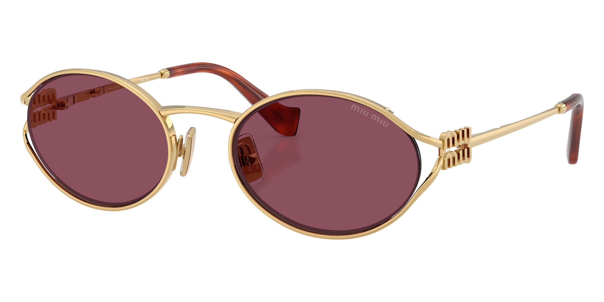 Miu Miu MU 52YS 5AK20Y 54 - Gold #id:mu52ys5ak20y_s:100105