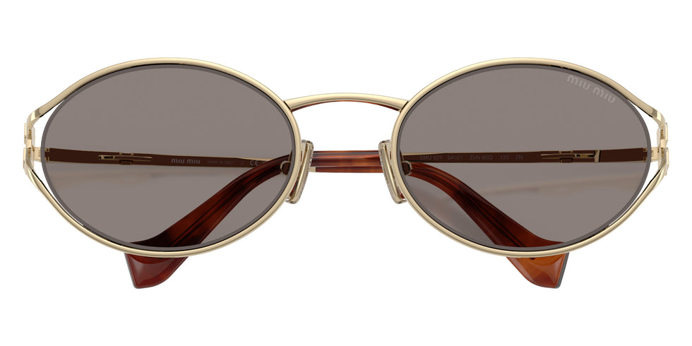 Miu Miu MU 52YS ZVN80Q 54 - Pale Gold / Dark Gray #id:mu52yszvn80q_s:100120