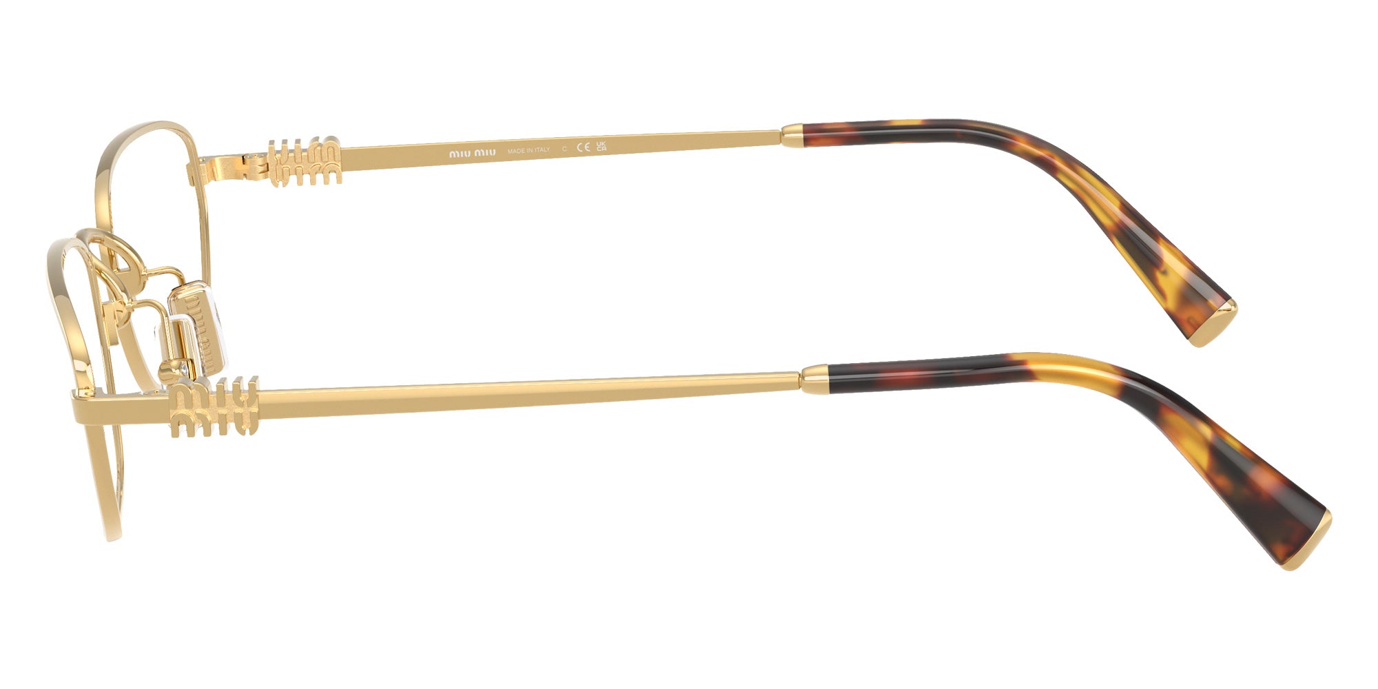 Miu Miu MU 52ZV 5AK1O1 53 - Gold #id:mu52zv5ak1o1_s:104110