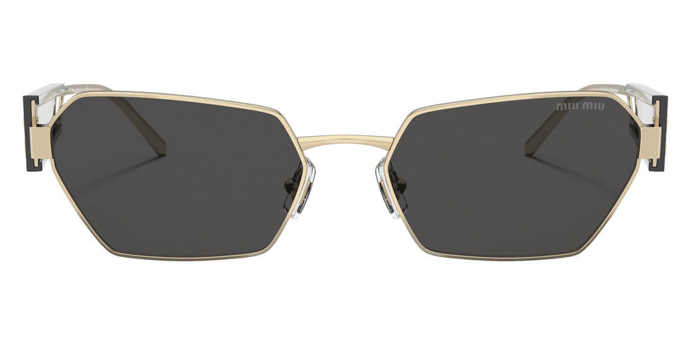 Miu Miu MU 53WS ZVN5S0 58 - Pale Gold / Dark Gray #id:mu53wszvn5s0_s:100100