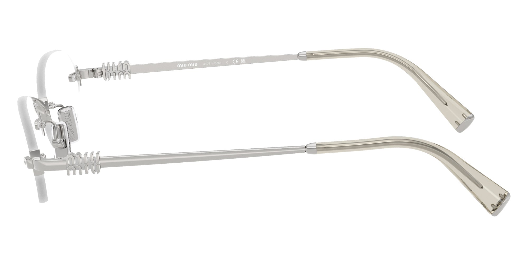 Miu Miu MU 53WV 1BC1O1 51 - Silver #id:mu53wv1bc1o1_s:100110