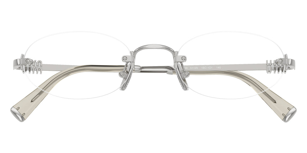 Miu Miu MU 53WV 1BC1O1 51 - Silver #id:mu53wv1bc1o1_s:100120
