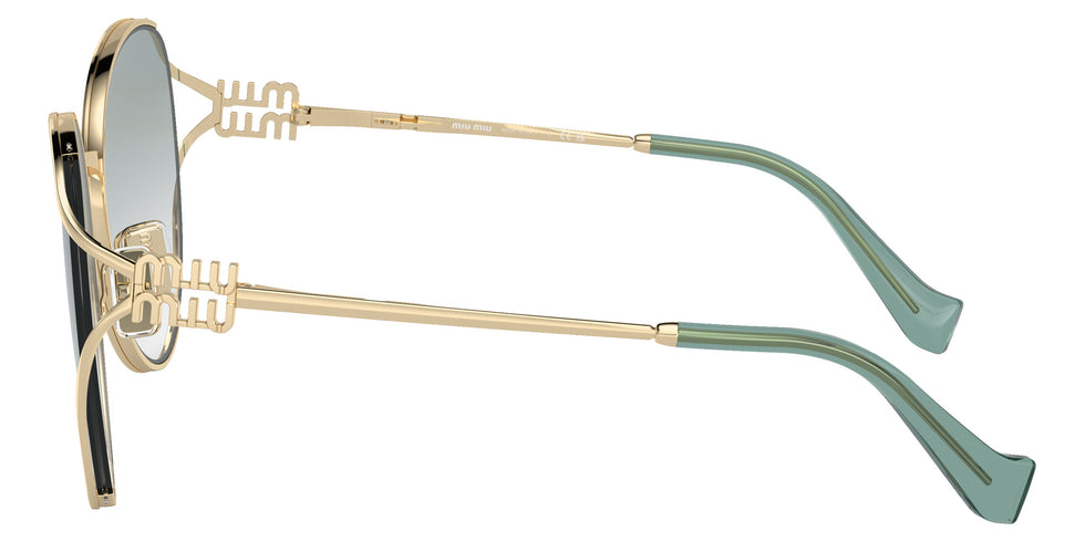 Miu Miu MU 53YS ZVN03O 58 - Pale Gold / Clear Gradient Light Blue #id:mu53yszvn03o_s:100110