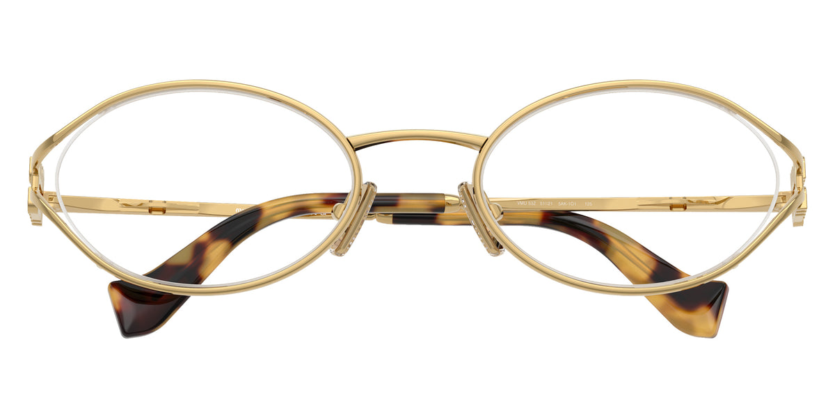 Miu Miu MU 53ZV 5AK1O1 49 - Gold #id:mu53zv5ak1o1_s:104120
