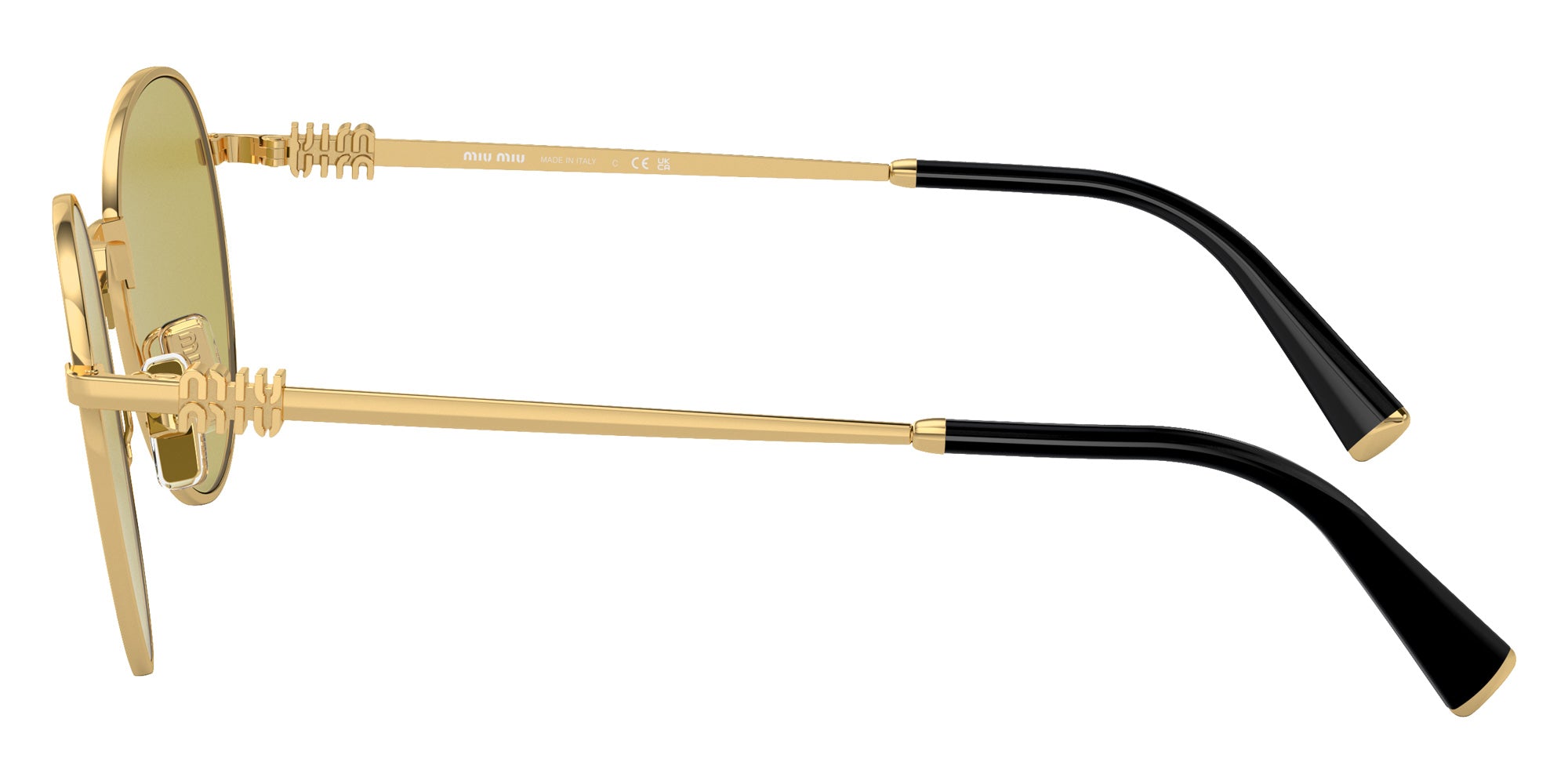 Miu Miu MU 55ZS 5AK07O 50 - Gold / Olive Green #id:mu55zs5ak07o_s:100110