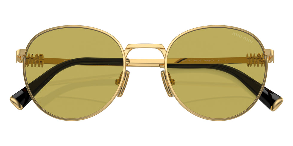 Miu Miu MU 55ZS 5AK07O 50 - Gold / Olive Green #id:mu55zs5ak07o_s:100120