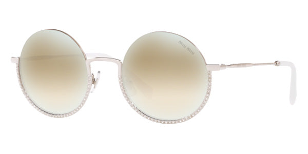 Miu Miu MU 69US 1BC168 52 - Silver / Gradient Beige Mirrored White #id:mu69us1bc168_s:100100