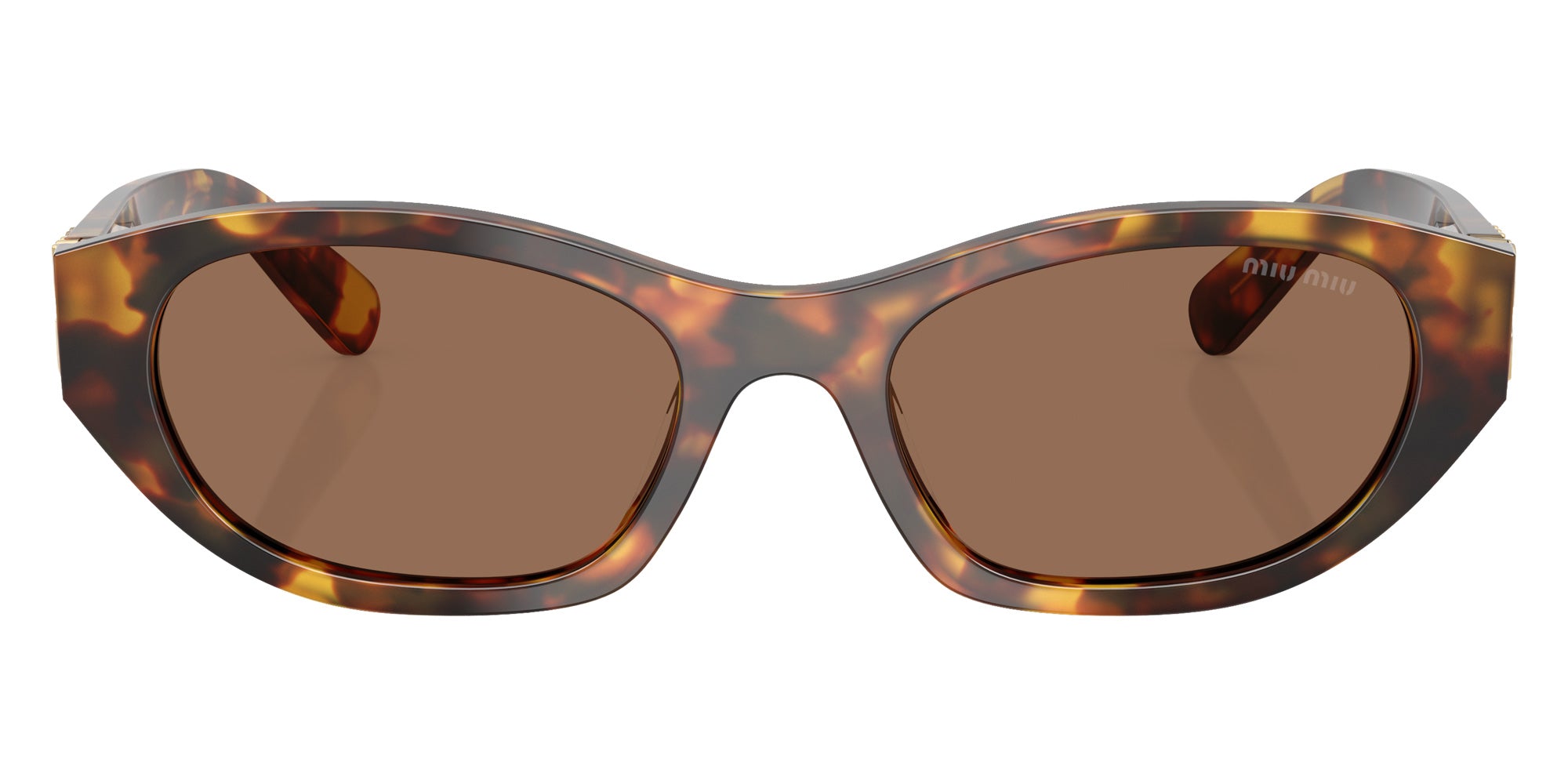 Miu Miu MU A03SF 14L60M 53 - Honey Havana / Dark Brown #id:mua03sf14l60m_s:100100