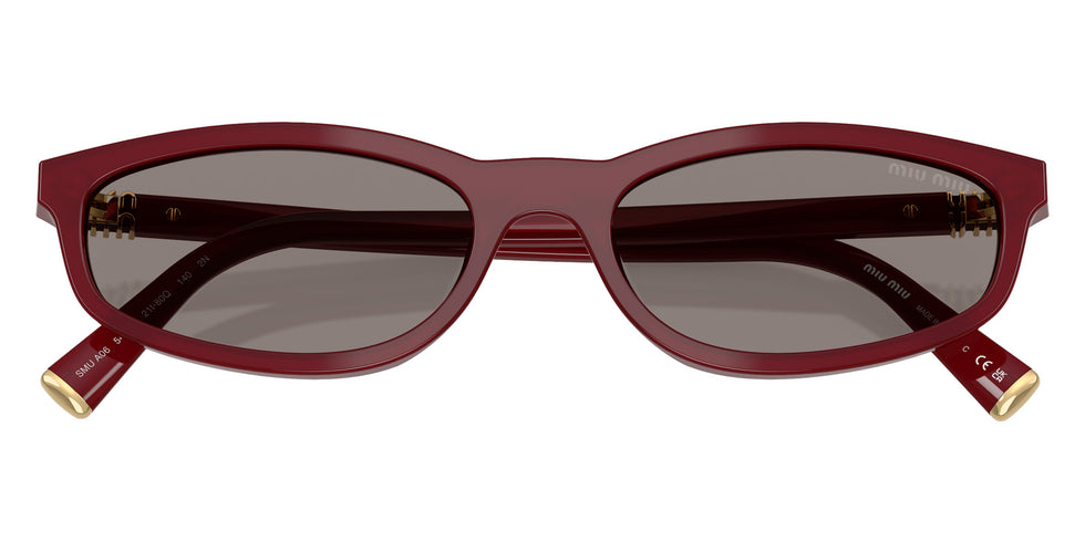 Miu Miu MU A06S 21I80Q 54 - Opaline Bordeaux #id:mua06s21i80q_s:100120