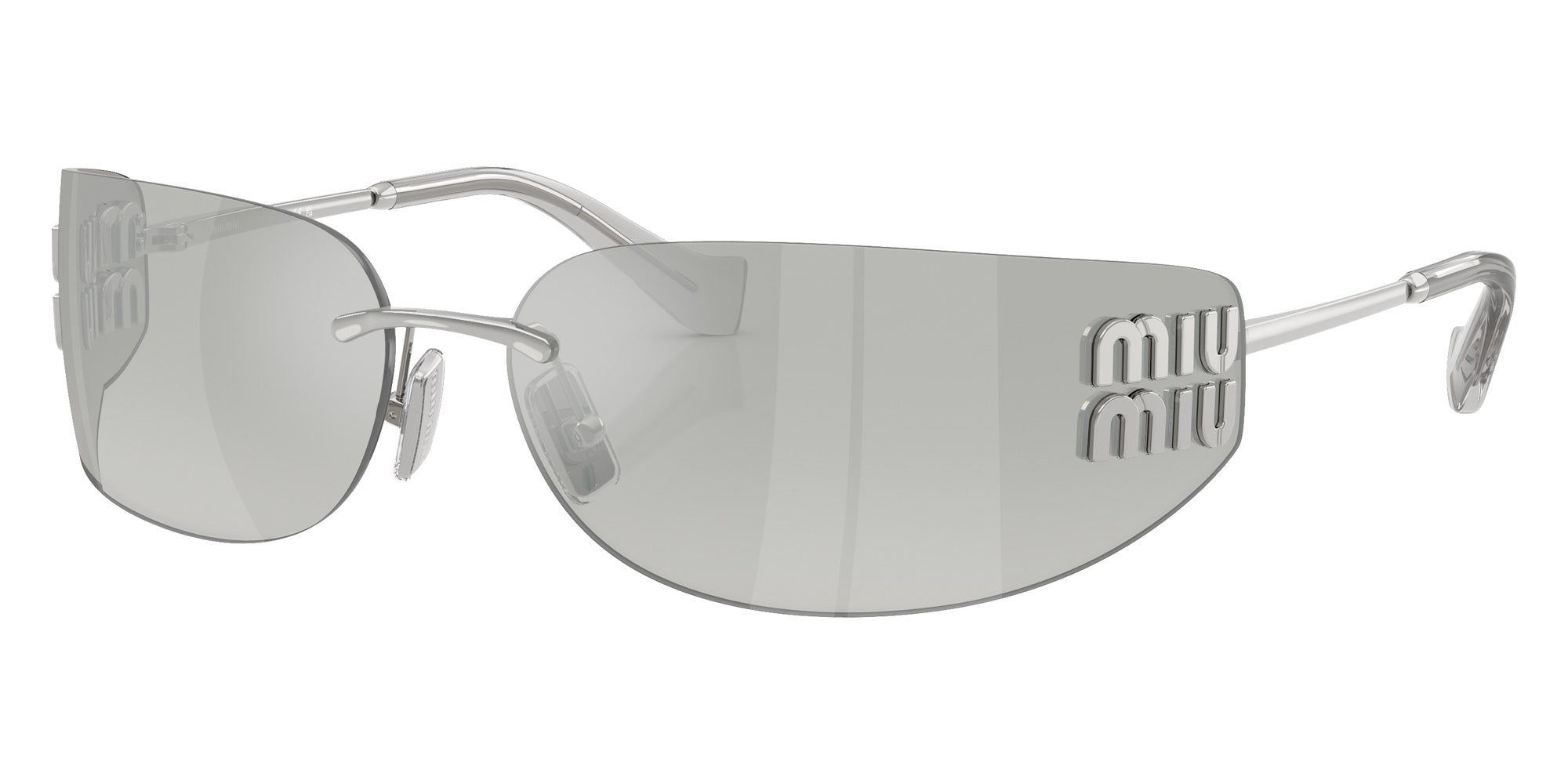 Miu Miu MU A51S 1BC10Y 75 - Silver #id:mua51s1bc10y_s:100105