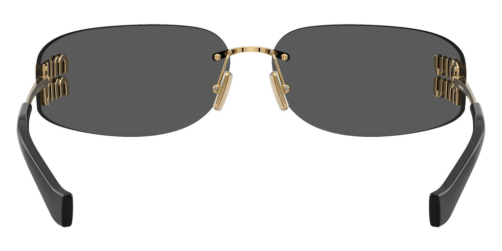 Miu Miu MU A51S 5AK5S0 75 - Gold / Dark Gray #id:mua51s5ak5s0_s:100115