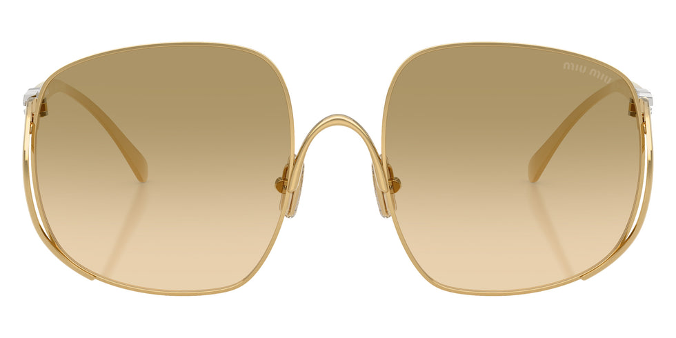 Miu Miu MU A57S 5AK20S 57 - Gold / Camomilla Gradient #id:mua57s5ak20s_s:100100
