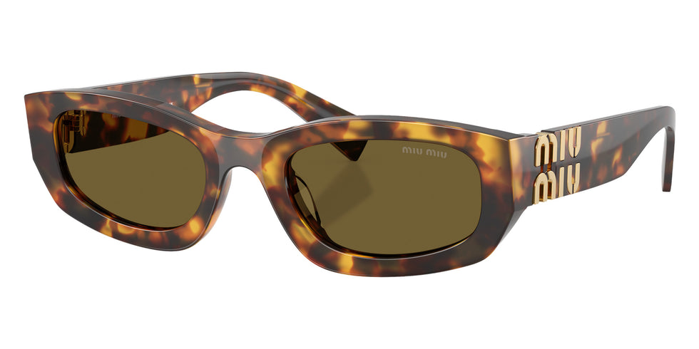 Miu Miu MU B04SF 14L09Z 53 - Havana Honey / Dark Brown #id:mub04sf14l09z_s:100105