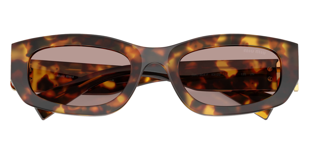 Miu Miu MU B04SF 14L20I 53 - Honey Havana / Light Purple Brown #id:mub04sf14l20i_s:100120