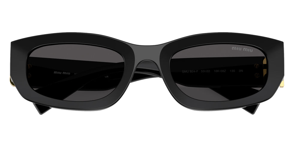 Miu Miu MU B04SF 16K08Z 53 - Black / Dark Gray #id:mub04sf16k08z_s:102120