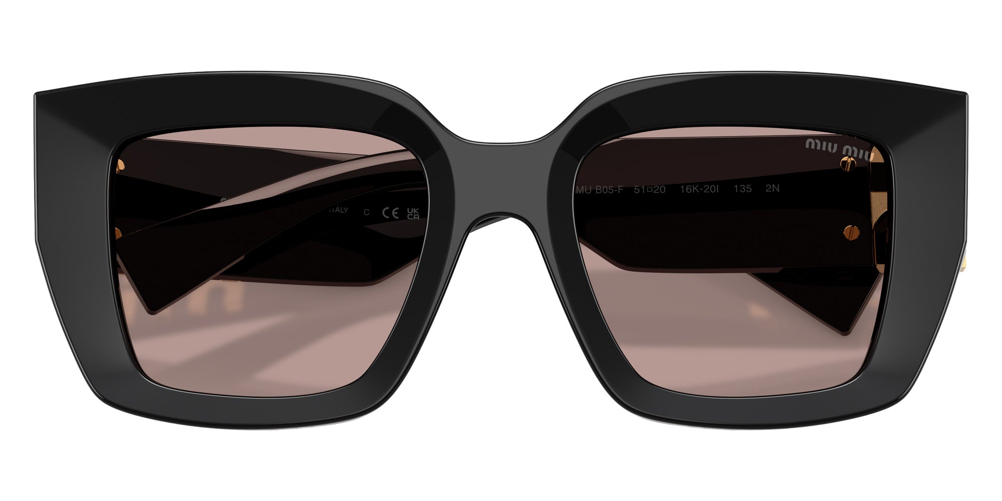 Miu Miu MU B05SF 16K20I 51 - Black / Light Purple Brown #id:mub05sf16k20i_s:100120