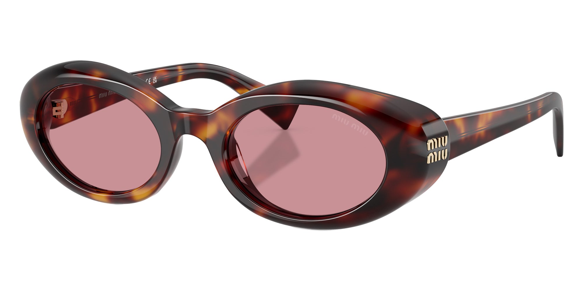Miu Miu MU B09S 27L50Y 52 - Havana / Pink #id:mub09s27l50y_s:100105