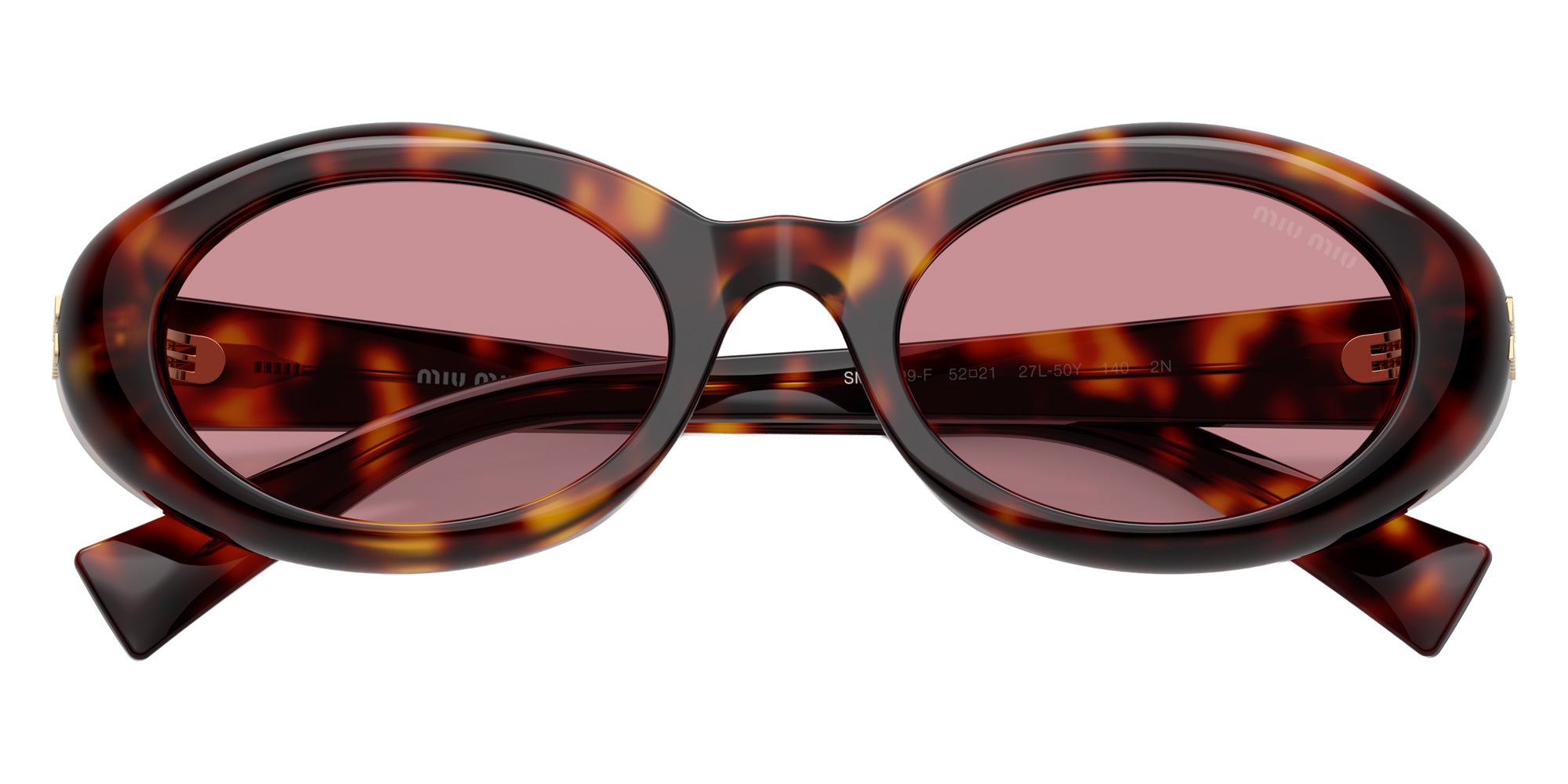 Miu Miu MU B09SF 27L50Y 52 - Havana / Pink #id:mub09sf27l50y_s:100120