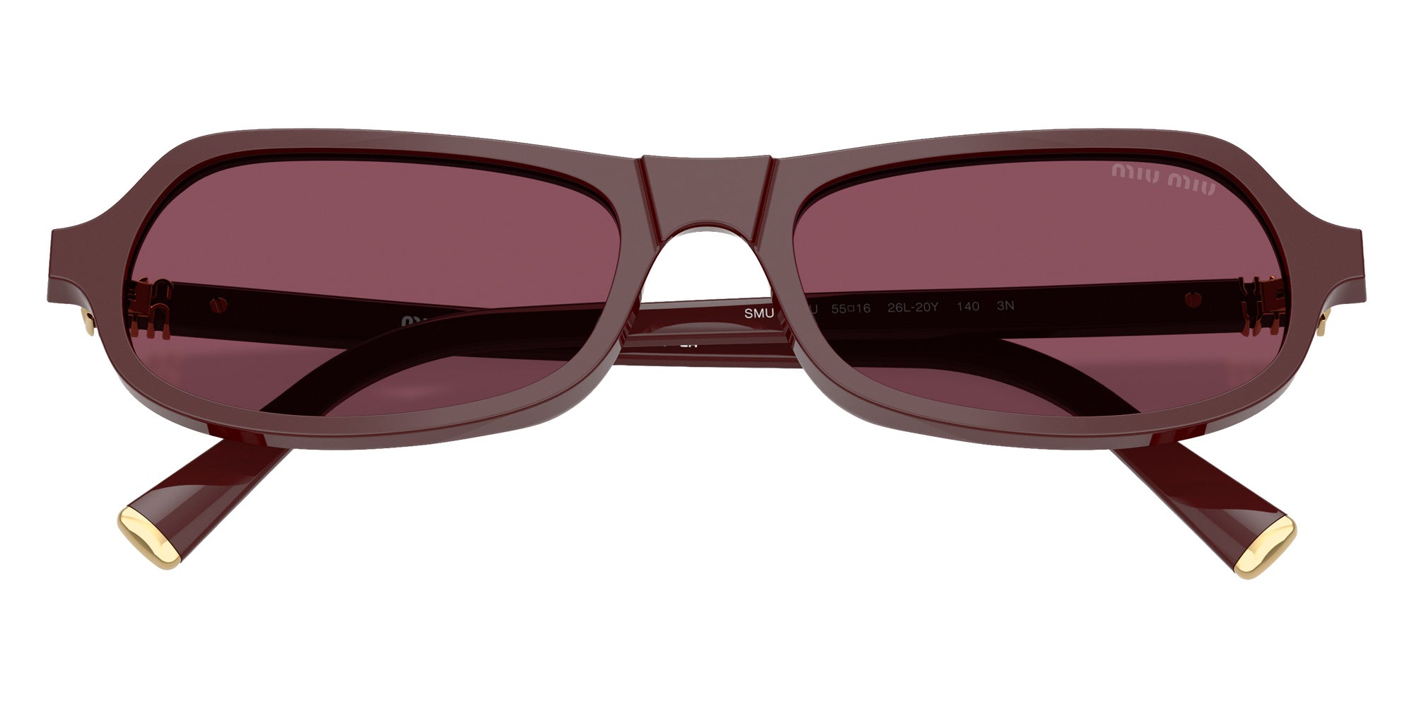 Miu Miu MU B10SU 26L20Y 55 - Cherry #id:mub10su26l20y_s:108120